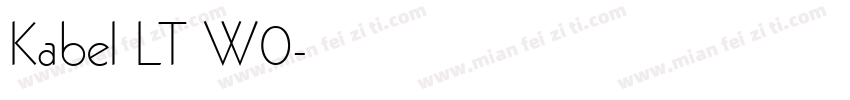 Kabel LT W0字体转换